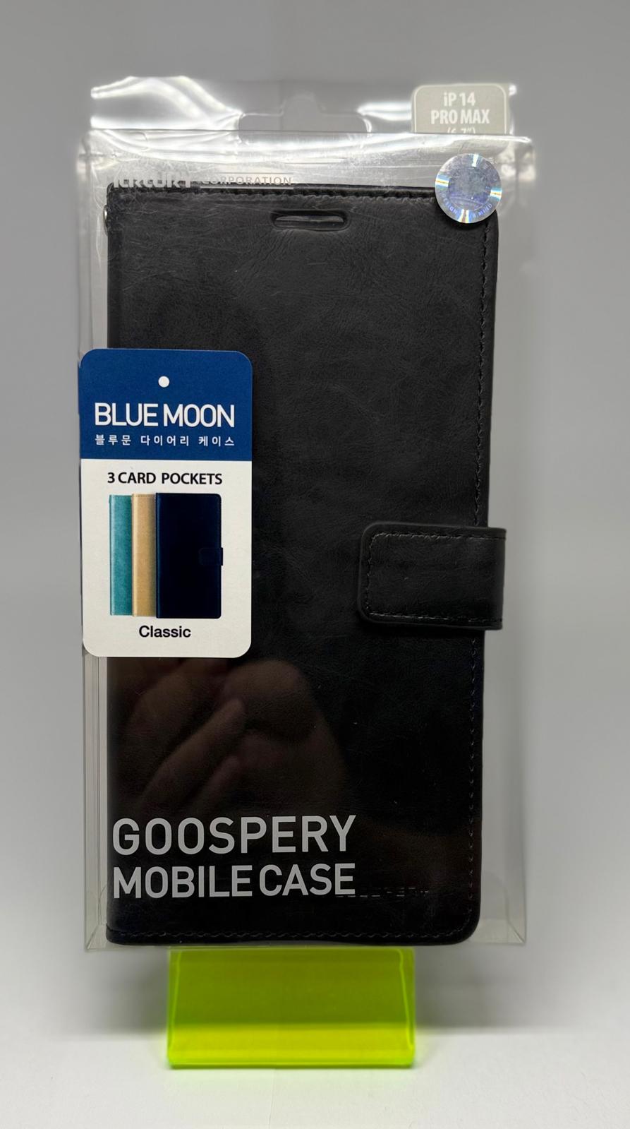 BLUEMOON WALLET CASE FOR IPHONE 14 PRO MAX BLACK