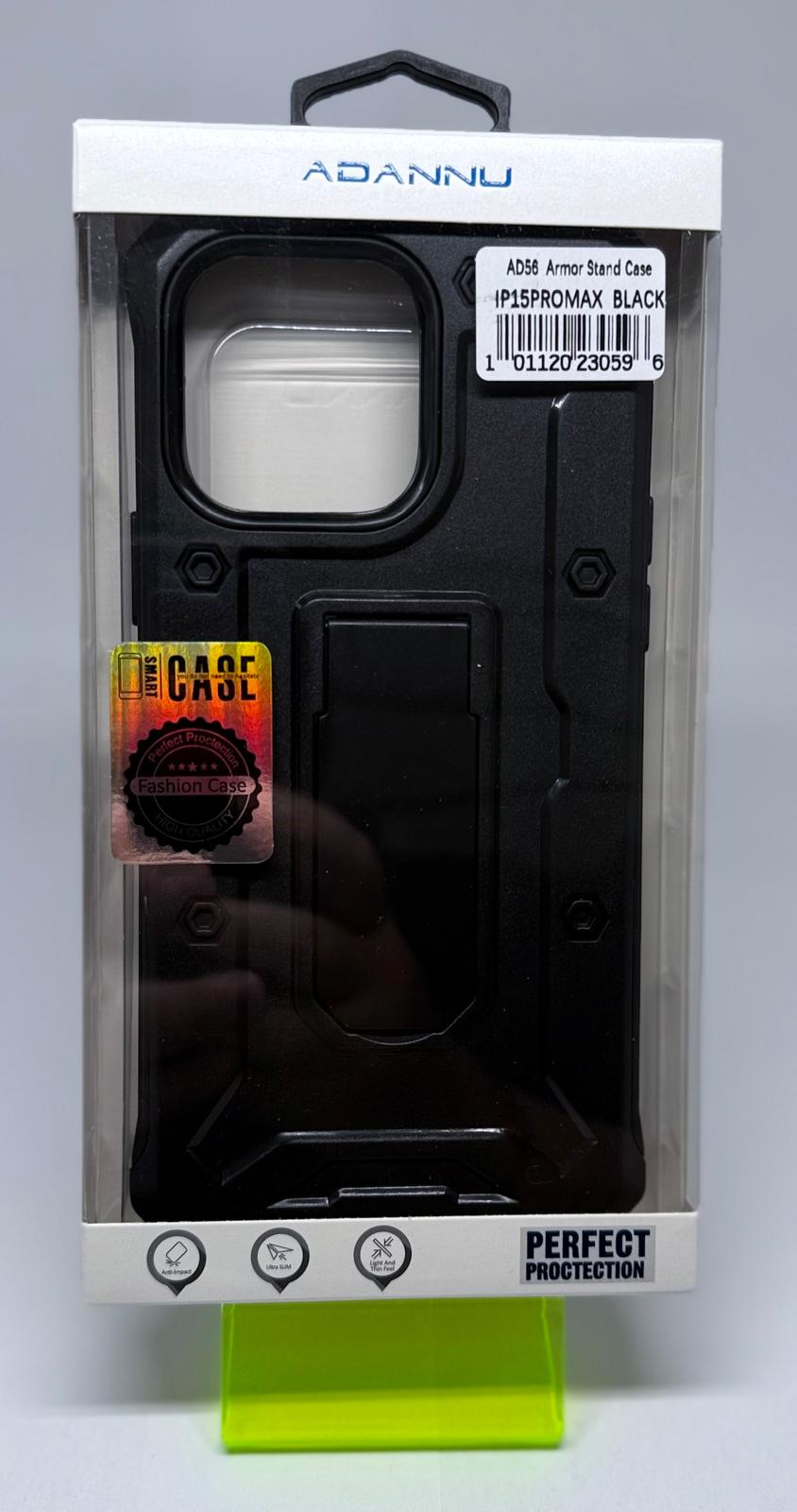 AD56 ARMOR CASE FOR IPHONE 15 PRO MAX - BLACK