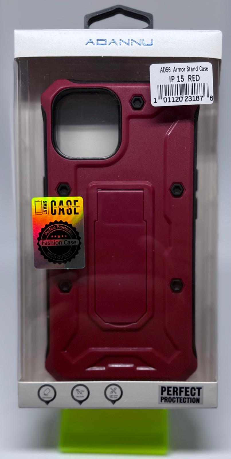 ADANNU 56 ARMOR CASE FOR IPHONE 15 RED