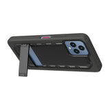 Quikcell T-Mobile REVVL 6 5G, T-Mobile REVVL 6x 5G GRAND ADVOCATE Dual-layer Kickstand Case Black