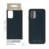 Quikcell Nokia G310 5G GRAND ADVOCATE Dual-layer Kickstand Case Navy Blue