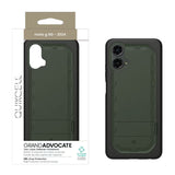 Quikcell Moto G 5G (2024) GRAND ADVOCATE Dual-layer Kickstand Case Army Green