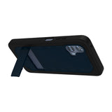 Quikcell Moto G power 5G (2024) GRAND ADVOCATE Dual-layer Kickstand Case Navy Blue