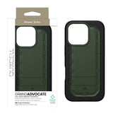 Quikcell Apple iPhone 16 Pro GRAND ADVOCATE Dual-layer Kickstand Case Army Green