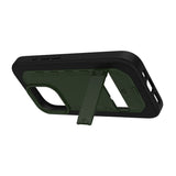Quikcell Apple iPhone 16 Pro GRAND ADVOCATE Dual-layer Kickstand Case Army Green