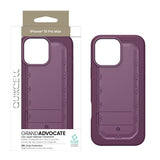 Quikcell Apple iPhone 16 Pro Max GRAND ADVOCATE Dual-layer Kickstand Case Royal Purple