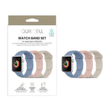 Quikcell   Watch Band Set for Apple Watch (38/40/41) Starlight/Lavender Ash/Vintage Rose