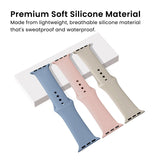 Quikcell   Watch Band Set for Apple Watch (38/40/41) Starlight/Lavender Ash/Vintage Rose