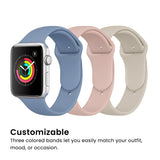 Quikcell   Watch Band Set for Apple Watch (38/40/41) Starlight/Lavender Ash/Vintage Rose