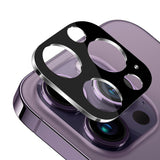 Apple iPhone 14 PRO MAX 6.7" Camera Lens Colored Edge Tempered(2.5D) - Black