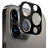 iPhone 13 Pro Max Camera Lens Colored Edge Tempered(2.5D) - Black