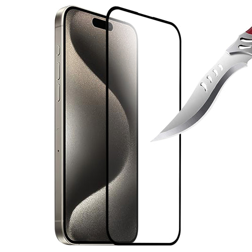 FOR IPHONE 16 PRO MAX 6.9 TEMPERED GLASS BLACK EDGE