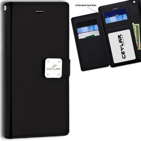 Google Pixel 10 Pro XL luxurious synthetic PU leather 6 Card Slots Infolio