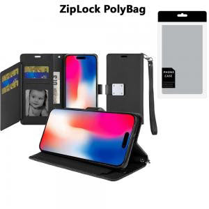 POLYBAG WALLET CASE FOR IPHONE 16 PRO BLACK