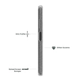 Quikcell T-Mobile REVVL 6 Pro 5G, T-Mobile REVVL 6x PRO 5G ICON Fashion Case Silver Shimmer