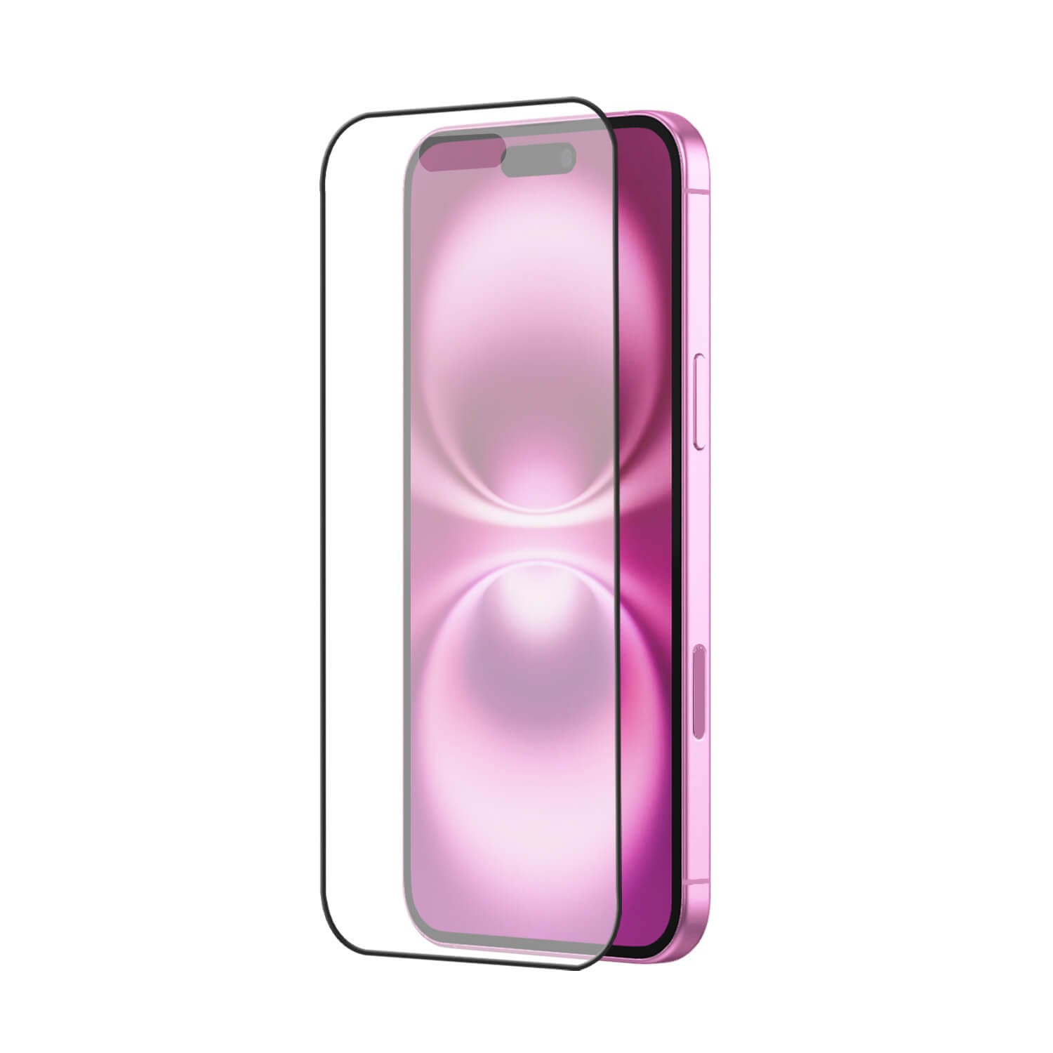 FOR IPHONE 16 Plus TEMPERED GLASS BLACK EDGE