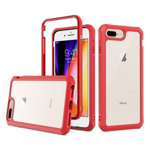 Apple iPhone 7 Plus/ iPhone 8 Plus 5.5 Heavy Duty Bumper Case Red