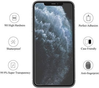Iphone 13 6.1/Iphone 13 Pro 6.1 compatible w/ iPhone 16e LCD Full Glue Clear Screen Protector, Tempered Glass