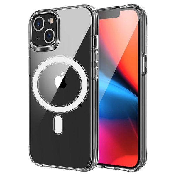 Iphone 16 Plus 6.7 Hybrid Clear Case w/ Magnetic Ring