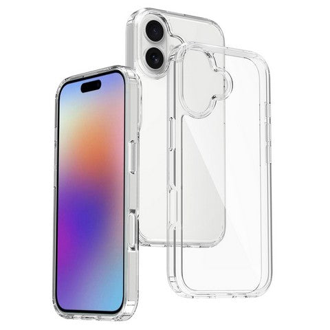 iPhone 17 2025 premium Acrylic Tpu case, Clear