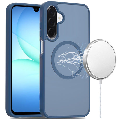 Samsung A17 5G Smooth Safe Matte Feel Hybrid Case - Navy Blue