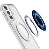 Samsung S24 FE MagSonic Camera Bracket Stand Magnetic Ring Circle Hybrid - White
