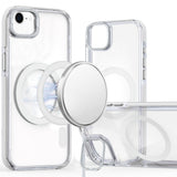 iPhone 16E / SE4 MagSonic Camera Bracket Stand Magnetic Ring Circle Hybrid - White