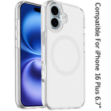iPhone 16 6.1 inch Sturdy Ultra  Thick 3mm Transparent Hybrid - Clear