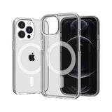 iPhone SE 3 (2022) SE/8/7 Sturdy Ultra [Magnetic Circle] Thick 3mm Transparent Hybrid - Clear