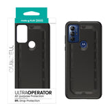 Quikcell Moto G PLAY 2023 ULTRA OPERATOR Rugged Protective Case Armor Black
