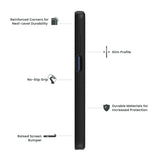 Quikcell Moto G Stylus (2023) ULTRA OPERATOR Rugged Protective Case Armor Black