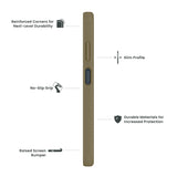Quikcell Nokia G310 5G ULTRA OPERATOR Rugged Protective Case Sand Taupe