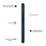 Quikcell TCL K32 5G Ultra OPERATOR Case Navy Blue