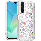 Samsung A16 5G Beautiful TPU Designs Case Case - Purple and Green Wildflowers