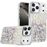 iPhone 17 Pro Max Beautiful Epoxy Designs With Chrome Metallic Edges Hybrid - 7