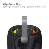 Quikcell Portable Wireless Speaker - 6.7" Black