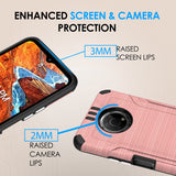Nokia G300 Strong Tough Metallic Design Hybrid - Rose Gold