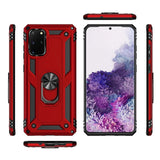 Samsung Galaxy S20 Plus S20+ S11 6.7inch Ring Magnetic Kickstand Hybrid Case Cover - Red