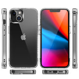 iPhone SE 3 (2022) SE/8/7 PURE CRYSTAL Transparent Thick 2.0mm ShockProof Chromed Buttons Case Cover - Clear