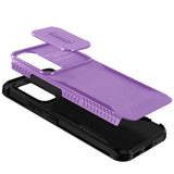 Samsung A15 5G Ultimate U Design Hybrid with Camera Window Covering - Purple