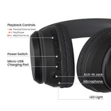 Quikcell   QVIBE 200 On-Ear Headphones Black