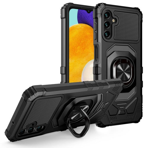 Samsung A15 5G Gabb Phone 4 Pro Magnetic W/ Ringstand Cases Black