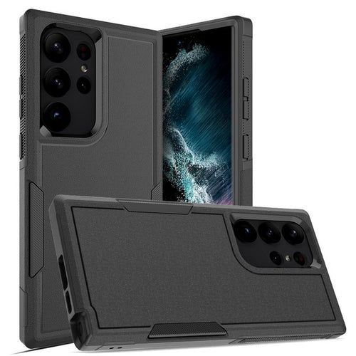 SAMSUNG S23 ULTRA Hybrid Dual Layer Case Black