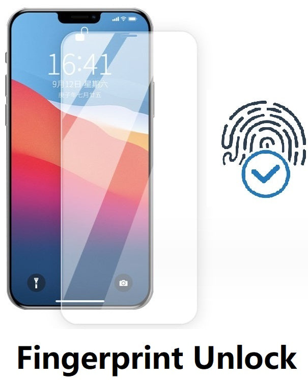 Samsung S25 Plus Full Glue Clear Screen Fingerprint Unlock Tempered Glass