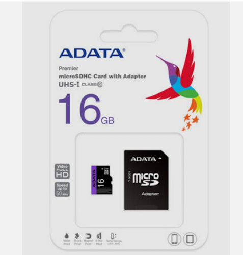 ADATA MICRO-SD MEMORY CARD -16GB