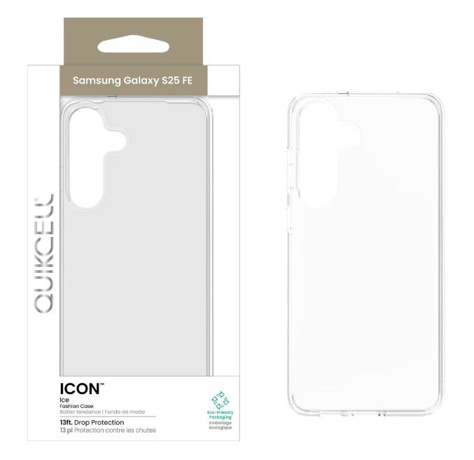 Quikcell Samsung Galaxy S25 FE ICON TINT Translucent Case Ice