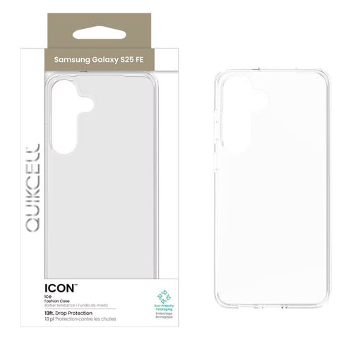 Quikcell Samsung Galaxy S25 FE ICON TINT Translucent Case Ice