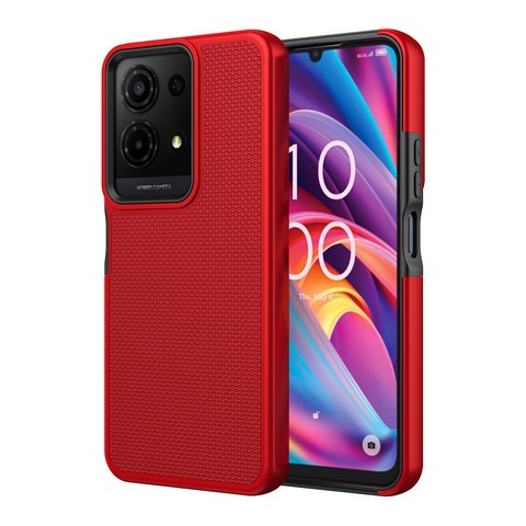 TCL K32 5G TCL K33 5G Premium Hybrid Dual Layer Case Red
