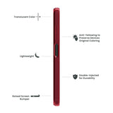 Quikcell T-Mobile REVVL 6 Pro 5G, T-Mobile REVVL 6x PRO 5G ICON TINT Translucent Case Coral