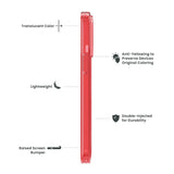 Quikcell Apple iPhone 14, Apple iPhone 16e ICON TINT Translucent Case Coral